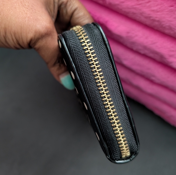 Kate Spade Black Polka Dot Bag and Wallet - Picture 9 of 11